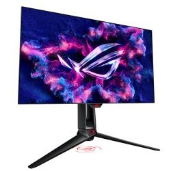 ASUS - Asus 26.5" ROG Swift OLED 1440P HDR Gaming Monitor (PG27AQDP), 2560 x 1440, 0.03ms, USB, 480Hz, Heatsink, DisplayWidget, WOLED Panel, VESA