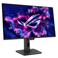 ASUS - Asus 26.5" ROG Strix OLED 4K HDR Gaming Monitor (XG27UCDMG), QD-OLED, 3840 x 2160, 0.03ms, USB, 240Hz, Heatsink, Anti-Flicker 2.0, VESA