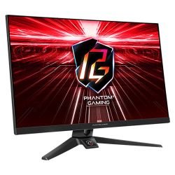 ASROCK - Asrock 31.5" QHD Gaming Monitor (PG32QF2B), 2560 x 1440, 1ms, 2 HDMI, DP, 165Hz, Tilt/Swivel/Height Adjust., VESA
