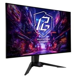 ASROCK - Arock 31.5" 4K UHD WOLED Gaming Monitor (PGO32UFS), 3840 x 2160, 0.03ms, USB, 240Hz/FHD 480Hz, 99% DCI-P3, 132% sRGB, VESA