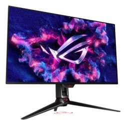 ASUS - Asus 31.5" ROG Swift OLED 4K HDR Gaming Monitor (PG32UCDM), 3840 x 2160, 0.03ms, USB, 240Hz, Heatsink, DisplayWidget, RGB Lighting, VESA