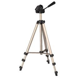 HAMA - Hama (Star 75) Camera Tripod, 3D Tilt Head, 125cm Max Height, 6.4mm Thread, Quick-Release Plate, Spirit Level, Bag