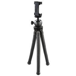 HAMA - Hama (FlexPro) 3-in-1 Camera/Phone/GoPro Compact Tripod, Ball Head, 360° Bendable Legs, 27cm Max Height