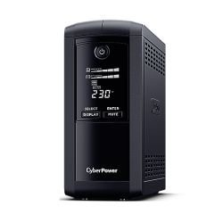 CYBERPOWER - CyberPower Value Pro 1000VA Line Interactive Tower UPS, 550W, LCD Display, 6x IEC, AVR Energy Saving, 1Gbps Ethernet