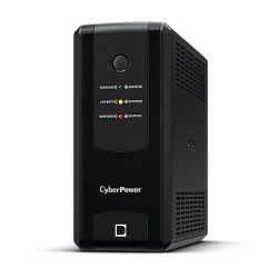 CYBERPOWER - CyberPower UT 1050VA Line Interactive Tower UPS, 630W, LED Indicators, 6x IEC, AVR Energy Saving, Up to 1Gbps Ethernet