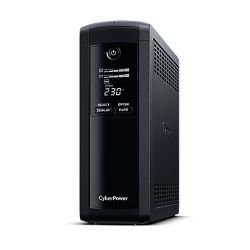 CYBERPOWER - CyberPower Value Pro 1600VA Line Interactive Tower UPS, 960W, LCD Display, 8x IEC, AVR Energy Saving, 1Gbps Ethernet