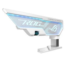 ASUS – Asus ROG Herculx Graphics Card Holder, 3D ARGB Lightning, Stand Design, Supports Height of 72-128mm, Magnetic Spirit Level, White ASUS - Asus ROG Herculx Graphics Card Holder, 3D ARGB Lightning, Stand Design, Supports Height of 72-128mm, Magnetic Spirit Level, White