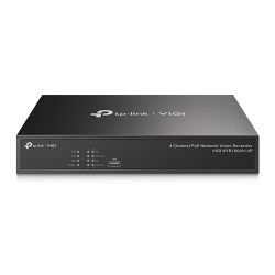TP-LINK – TP-LINK (VIGI NVR1004H-4P) 4 Channel PoE+ Network Video Recorder, 4K HDMI Output, 16MP Decoding Capacity, H.265+, ONVIF, Two-Way Audio TP-LINK – TP-LINK (VIGI NVR1004H-4P) 4 Channel PoE+ Network Video Recorder, 4K HDMI Output, 16MP Decoding Capacity, H.265+, ONVIF, Two-Way Audio