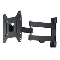 HAMA - Hama FULLMOTION TV Wall Bracket, Up to 48" TVs, 20kg Max, 2 Arms, Extendable, Tilt +5/-15°, 180° Swivel, VESA up to 200 x 200