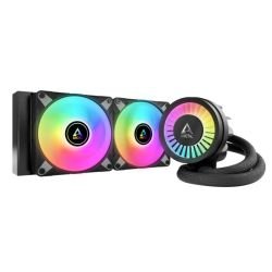 ARCTIC - Arctic Liquid Freezer III A-RGB 240mm Liquid CPU Cooler, P12 PWM PST ARGB Fans & ARGB PWM Controlled Pump, Black
