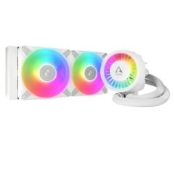 ARCTIC - Arctic Liquid Freezer III A-RGB 240mm Liquid CPU Cooler, P12 PWM PST ARGB Fans & ARGB PWM Controlled Pump, White