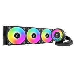 ARCTIC - Arctic Liquid Freezer III A-RGB 360mm Liquid CPU Cooler, P12 PWM PST ARGB Fans & ARGB PWM Controlled Pump, Black