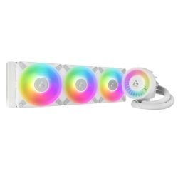 ARCTIC - Arctic Liquid Freezer III A-RGB 360mm Liquid CPU Cooler, P12 PWM PST ARGB Fans & ARGB PWM Controlled Pump, White