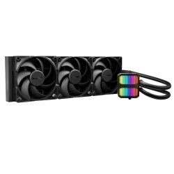 BEQUIET - Be Quiet! Silent Loop 3 420mm ARGB Liquid CPU Cooler, 3-Chamber Pump, Large Fin Area, Silent Wings 4 PWM Fans, Black