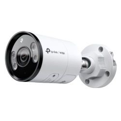 TP-LINK - TP-LINK (InSight S345 2.8MM) VIGI 4MP Outdoor Full-Colour Bullet Network Camera w/ 2.8mm Lens, IP67, PoE, AI Detection/Classification, Two-Way Audio, H.265+