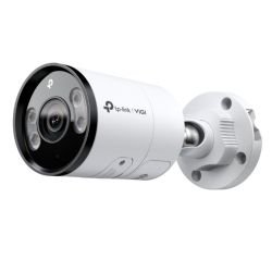 TP-LINK - TP-LINK (InSight S385 4MM) VIGI 8MP Outdoor Full-Colour Bullet Network Camera w/ 4mm Lens, IP67, PoE, AI Detection/Classification, Two-Way Audio, H.265+