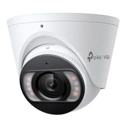 TP-LINK - TP-LINK (InSight S455 2.8MM) VIGI 5MP Full-Colour Turret Network Camera w/ 2.8mm Lens, IP67, PoE, AI Detection/Classification, H.265+
