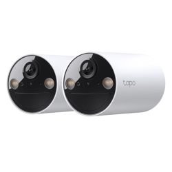 TP-LINK – TP-LINK (TAPO C410) Smart Wire-Free 2K Indoor/Outdoor Security Cameras (2-Pack), 6400mAh Battery, Colour Night Vision, AI Detection, Alarms, 2-Way Audio, No Hub Required TP-LINK – TP-LINK (TAPO C410) Smart Wire-Free 2K Indoor/Outdoor Security Cameras (2-Pack), 6400mAh Battery, Colour Night Vision, AI Detection, Alarms, 2-Way Audio, No Hub Required
