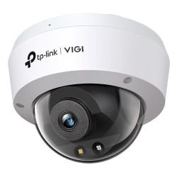 TP-LINK - TP-LINK (VIGI C250 4MM) 5MP Full-Colour Dome Network Camera w/ 4mm Lens, PoE, Smart Detection, IP67, People & Vehicle Analytics, H.265+