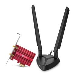 TP-LINK - TP-LINK (Archer TXE75E) AXE5400 Wi-Fi 6E Tri-Band PCI Express Adapter, Bluetooth 5.2