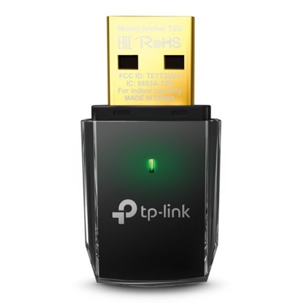 TP-LINK - TP-LINK (Archer T2U) AC600 Wireless Dual Band USB Adapter, Advanced Security - Image 2