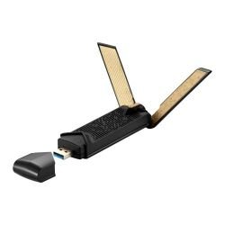 ASUS – Asus (USB-AX56 No Cradle) AX1800 (574+1201) Wireless Dual Band Wi-Fi 6 USB Adapter, USB 3.0, OFDMA, MU-MIMO ASUS - Asus (USB-AX56 No Cradle) AX1800 (574+1201) Wireless Dual Band Wi-Fi 6 USB Adapter, USB 3.0, OFDMA, MU-MIMO
