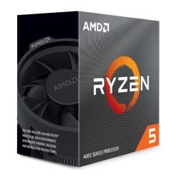 AMD - AMD Ryzen 5 4500 CPU with Wraith Stealth Cooler, AM4, 3.6GHz (4.1 Turbo), 6-Core, 65W, 11MB Cache, 7nm, 4th Gen, No Graphics