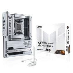 ASUS - Asus TUF GAMING B850-BTF WIFI W, AMD B850, AM5, ATX, 4 DDR5, HDMI, DP, Wi-Fi 7, 2.5G LAN, 3x M.2 *Requires a BTF Compatible Chassis*