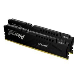 KINGSTON - Kingston Fury Beast 16GB Kit (2 x 8GB), DDR5, 5600MHz, CL40, 1.25V, ECC, XMP 3.0, PMIC, DIMM Memory