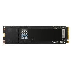 SAMSUNG - Samsung 1TB 990 EVO PLUS M.2 NVMe Gen4/5 SSD, M.2 2280, PCIe 4.0/5.0 x2, V-NAND, R/W 7150/6300 MB/s, 850K/1350K IOPS
