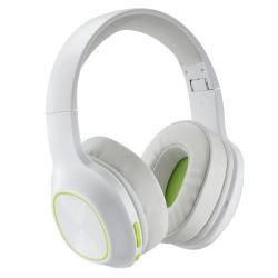 HAMA - Hama (Spirit Calypso III) Bluetooth Headset w/ Mic, Bass Boost, Foldable, Passive Noise Suppression, Up to 60hrs Battery, White
