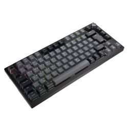 CORSAIR - Corsair K65 PLUS Wireless Compact 75% Mechanical RGB Gaming Keyboard, Wireless/Btooth/USB, MLX Red Linear Switches, Sound Dampening, Black