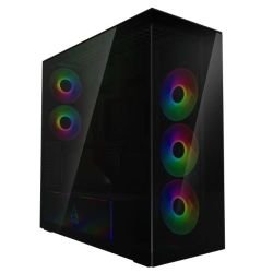 ARCTIC – ARCTIC Xtender (Black) Case w/ Tinted Glass Side and Front, E-ATX, 5x ARGB Fans, ARGB PSU Shroud, Mesh Airflow, USB-C 10Gbps ARCTIC - ARCTIC Xtender (Black) Case w/ Tinted Glass Side and Front, E-ATX, 5x ARGB Fans, ARGB PSU Shroud, Mesh Airflow, USB-C 10Gbps