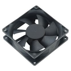 AKASA – Akasa 8cm Ultra-Quiet Case Fan, EBR Bearing, 1800 RPM, Black AKASA - Akasa 8cm Ultra-Quiet Case Fan, EBR Bearing, 1800 RPM, Black