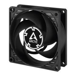 ARCTIC - ARCTIC P8 Pressure Optimised 8cm Case Fan, Black, Fluid Dynamic, 3000 RPM