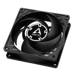 ARCTIC - ARCTIC P8 8cm PWM PST CO Case Fan for Continuous Operation, Pressure-Optimised, Dual Ball Bearing, 200-3000 RPM, Black