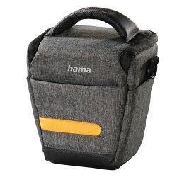 HAMA - Hama Terra 110 Colt Camera Case, Belt Loop, Shoulder Strap, Grey, 16 x 10 x 16 cm Compartment