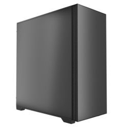 VIDA - Vida Stealth Silent ATX Case, Matte Finish, Internal Sound Dampening, 1x PWM Fan, Dual 360mm Radiator Support, USB-C, Black