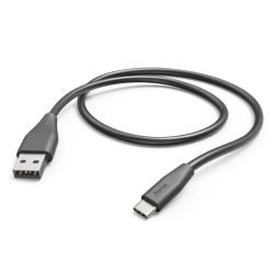 HAMA – Hama USB-A to USB-C Quick Charging Cable, USB 2.0, 1.5 Metre, Black HAMA - Hama USB-A to USB-C Quick Charging Cable, USB 2.0, 1.5 Metre, Black