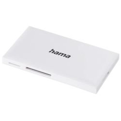 HAMA – Hama External USB 3.0 Multi-Card Reader, SD/microSD/CF/MS, White, USB Powered HAMA - Hama External USB 3.0 Multi-Card Reader, SD/microSD/CF/MS, White, USB Powered