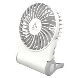 ARCTIC – ARCTIC Summair 2Go Powerful Handheld Fan, Up to 77 Hours of Battery, Ergonomic Handle with Fold-Out Stand, White ARCTIC - ARCTIC Summair 2Go Powerful Handheld Fan, Up to 77 Hours of Battery, Ergonomic Handle with Fold-Out Stand, White