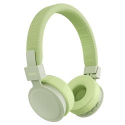 HAMA - Hama (Freedom Lit III) Bluetooth Headset w/ Mic, 3.5mm Jack/USB-C, Foldable, Up to 15hrs Battery, Green