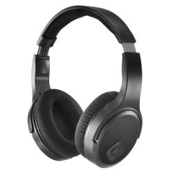 HAMA - Hama TV Wireless Headphones w/ Mic, 2.4GHz Dongle/Bluetooth, On-Ear Controls, Different Sound Modes, Noise Suppression, Black