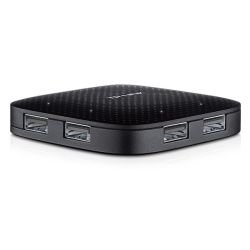 TP-LINK - TP-LINK (UH400) Portable External 4-Port USB 3.0 Hub, Driverless, Black