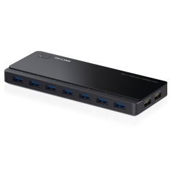 TP-LINK - TP-LINK (UH720) External 7-Port USB 3.0 Hub, Hot Plugging, 2 x 5V/2.4A Charging Ports
