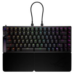 ASUS – Asus ROG FALCATA Compact 75% Split RGB Gaming Keyboard, Wireless/Btooth/USB, Magnetic Switches, Rapid Trigger, Multi-Function Wheel, Black ASUS - Asus ROG FALCATA Compact 75% Split RGB Gaming Keyboard, Wireless/Btooth/USB, Magnetic Switches, Rapid Trigger, Multi-Function Wheel, Black