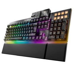 BEQUIET - Be Quiet! Dark Mount Silent Tactile RGB Mechanical Modular Keyboard, Hot-Swappable Numpad & Media Dock, Customisable Display Keys, Sound-Proofing, Black