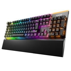 BEQUIET – Be Quiet! Light Mount Silent Linear RGB Mechanical Keyboard, 3D Media Wheel, 5 Macro Keys, Sound-Proofing, Black BEQUIET - Be Quiet! Light Mount Silent Linear RGB Mechanical Keyboard, 3D Media Wheel, 5 Macro Keys, Sound-Proofing, Black