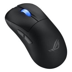 ASUS - Asus ROG Keris II Ace Wireless Lightweight Gaming Mouse, Wired/Wireless/Btooth, AimPoint Pro Sensor, Polling Rate Booster, 42000 DPI, RGB, Black