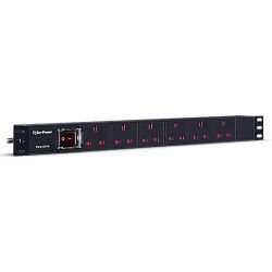 CYBERPOWER - CyberPower PDU11310 Basic Power Distribution Unit, 1U Vertical/Horizontal Rackmount, 6 Outlets, Aluminium Housing